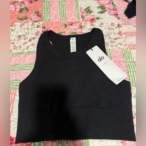 ALO Yoga Classic Black Tank Top
